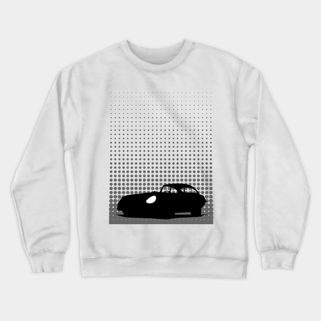 Monochrome Jaguar E-Type Crewneck Sweatshirt by y30man5